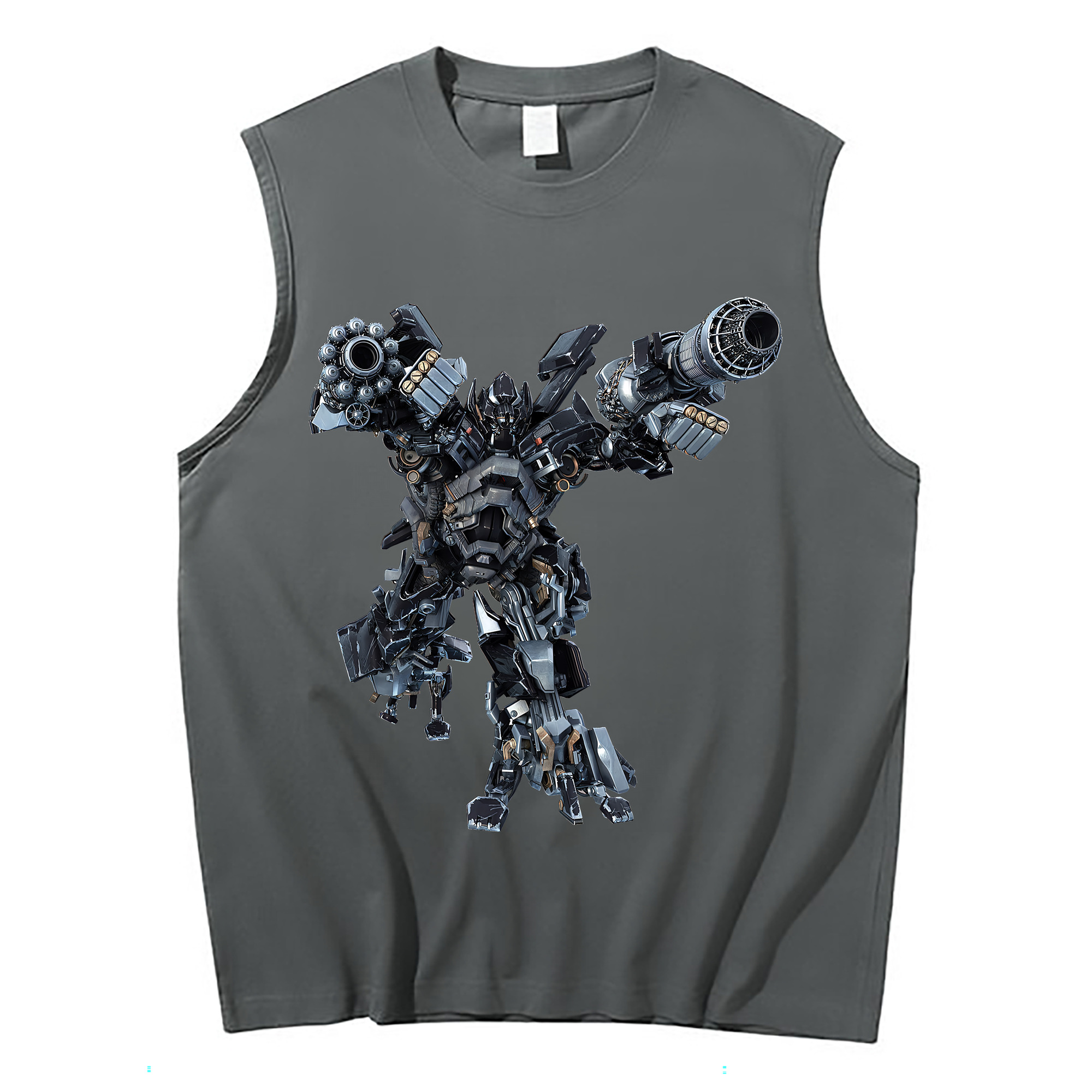 （画像用） Transformers トランスフォーマー コットン100％タンクトップ（フロントプリント）